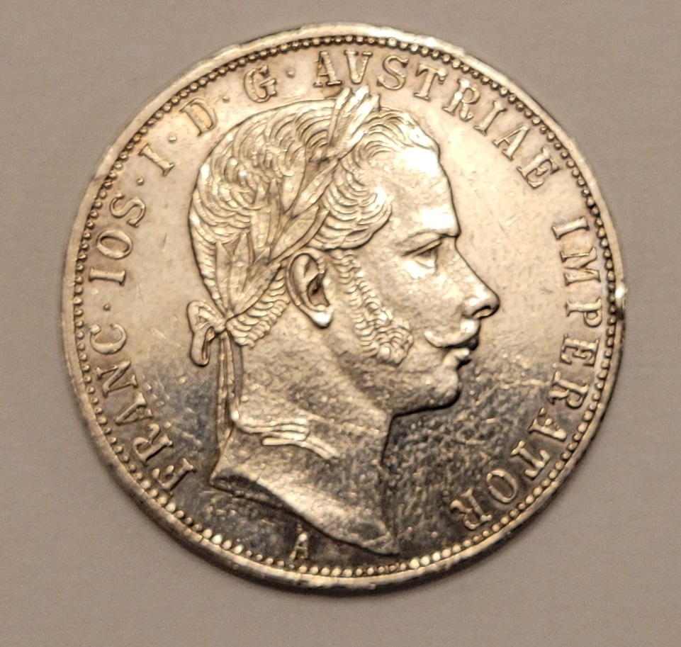 1 Florin 1860 A Rakusko-Uhorsko