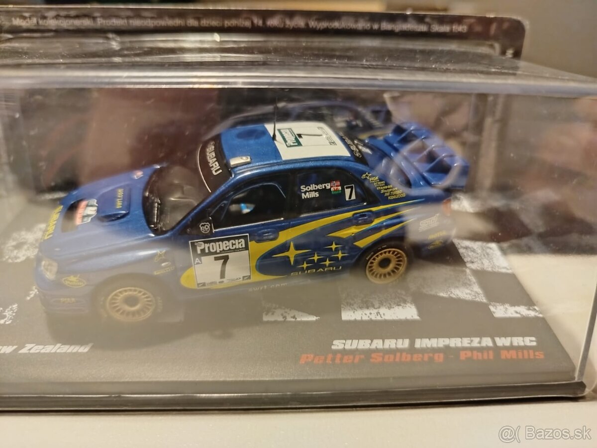 WRC modely 1:43