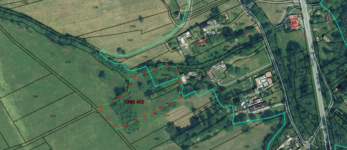 Pozemok na stavbu rodinného domu s obrovskou záhradou