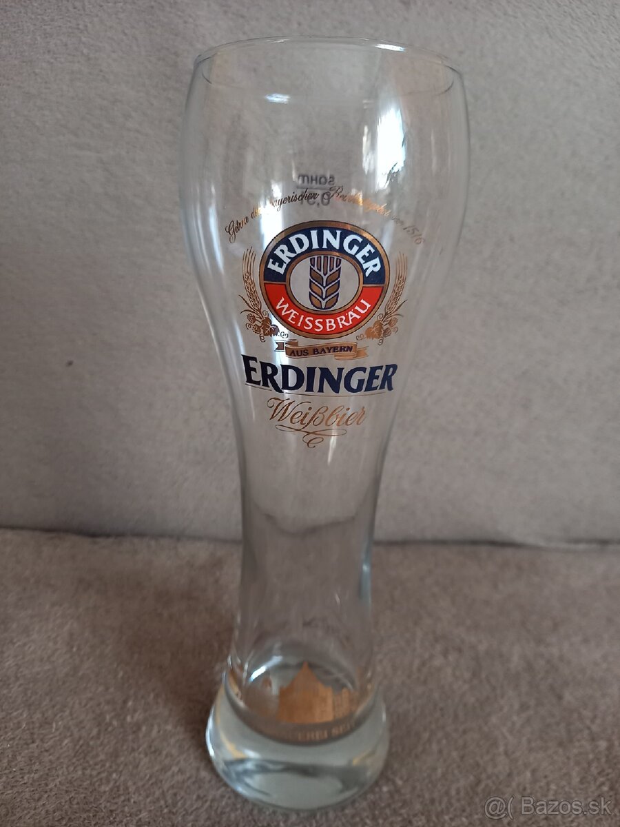 Skleneny pivovy pohar Erdinger