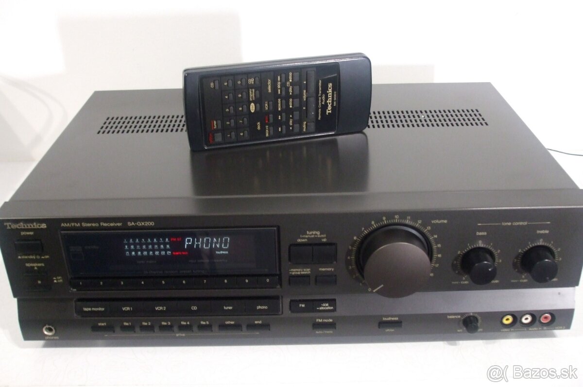 TECHNICS receiver = zosilnovac s tunerom SA-GX200, Japan