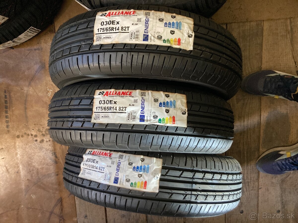 Alliance letné 175/65R14 - 4ks nové