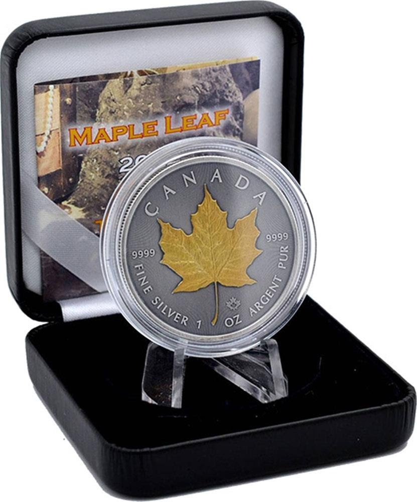 Investicne striebro mince minca Maple Leaf