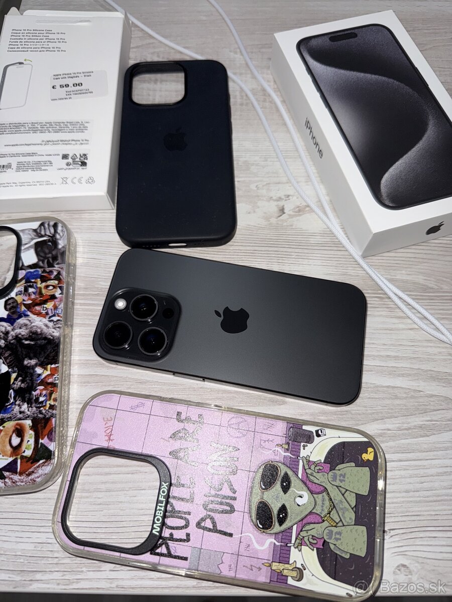 APPLE IPHONE 15 PRO 128Gb titánový čierny