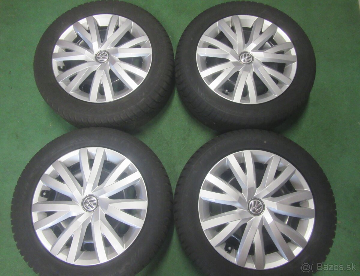 R16 Zimná sada VW GOLF rozteč 5x112 205/55R16 DUNLOP 4D