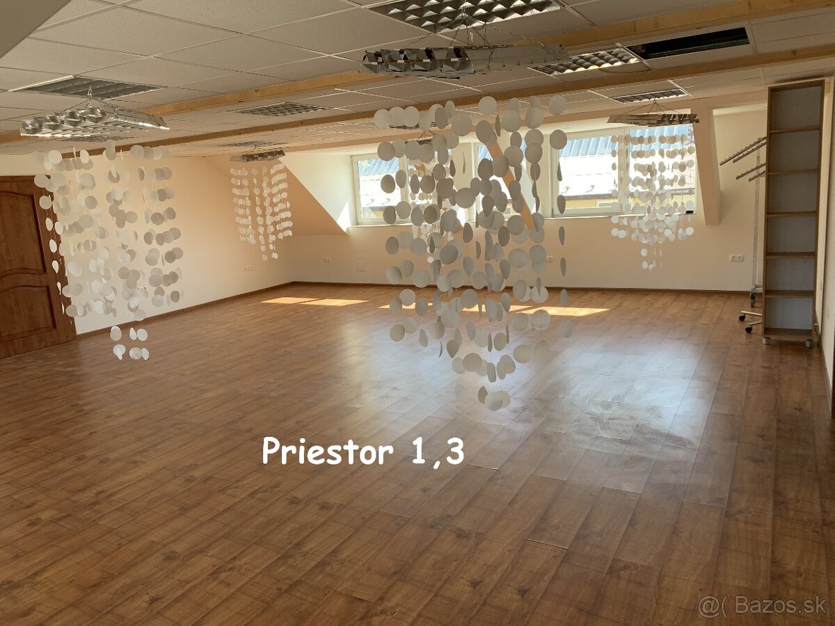 Prenájom priestorov 34m2, 79m2