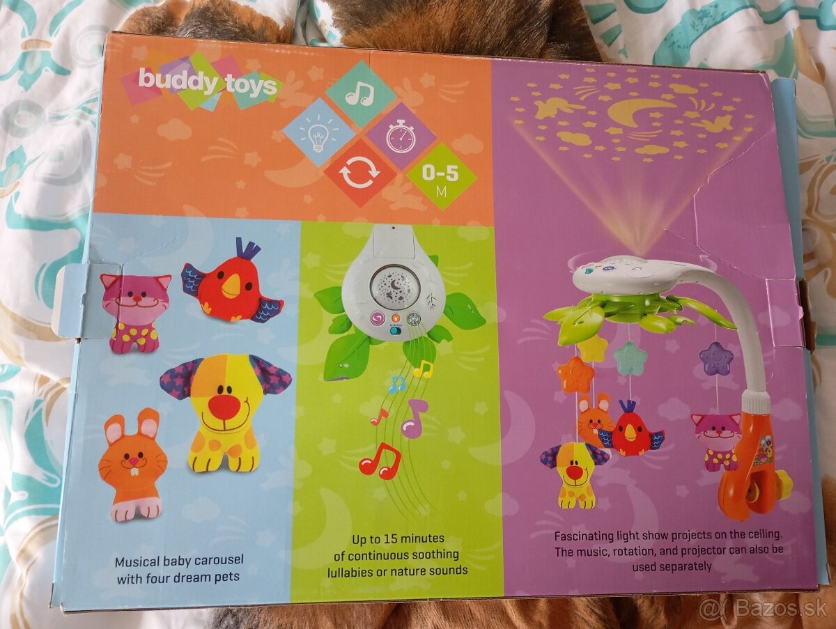 Buddy toys kolotoč nad postieľku