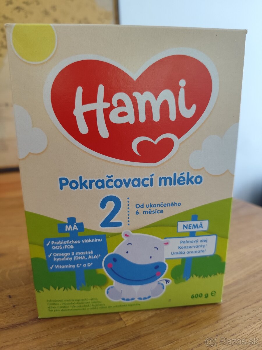 Hami 2 - pokracovacie mlieko Hami 600g