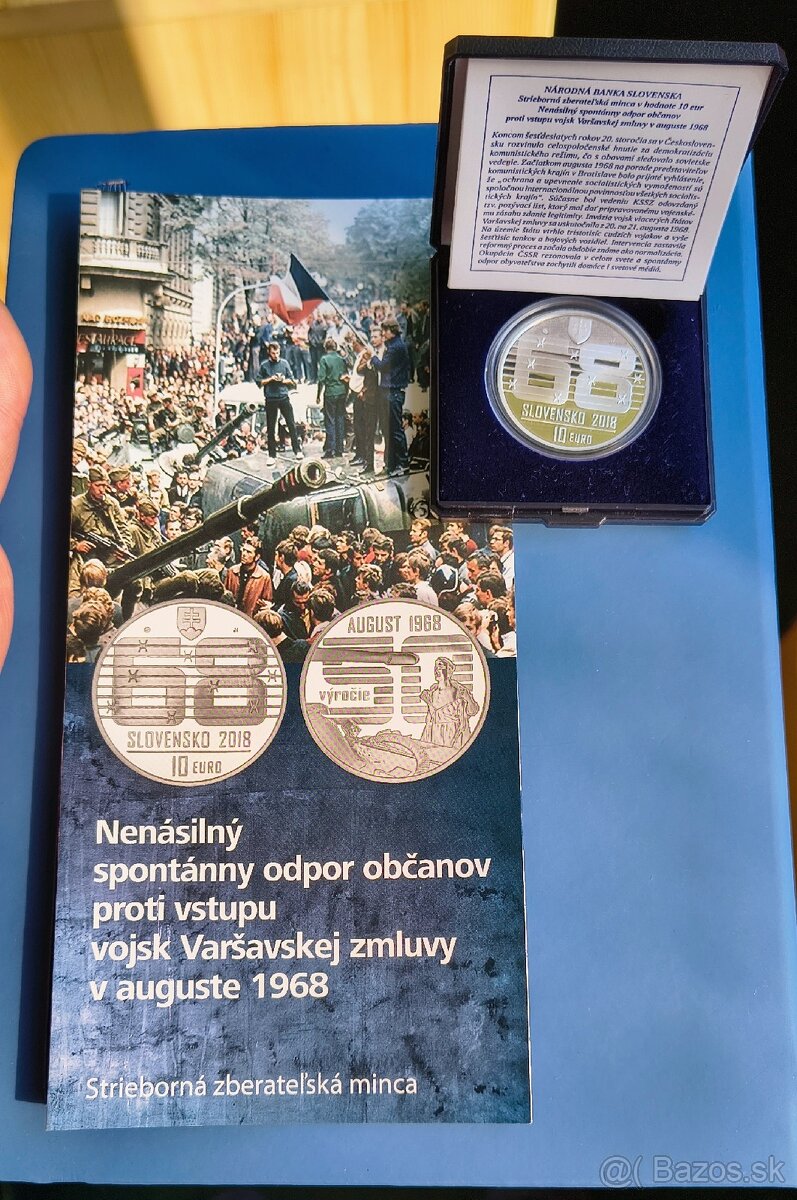 10 Euro PROOF 2018 spontánny odpor