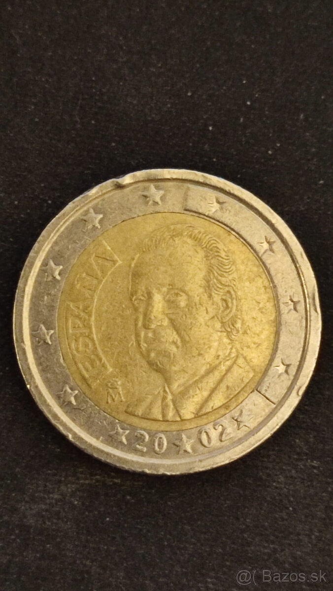 2€ minca 2002 Španielsko