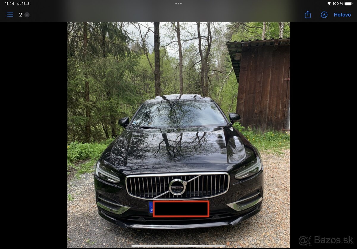 Volvo S90 INSCRIPTION D5 173kW 2019 len 59000 km