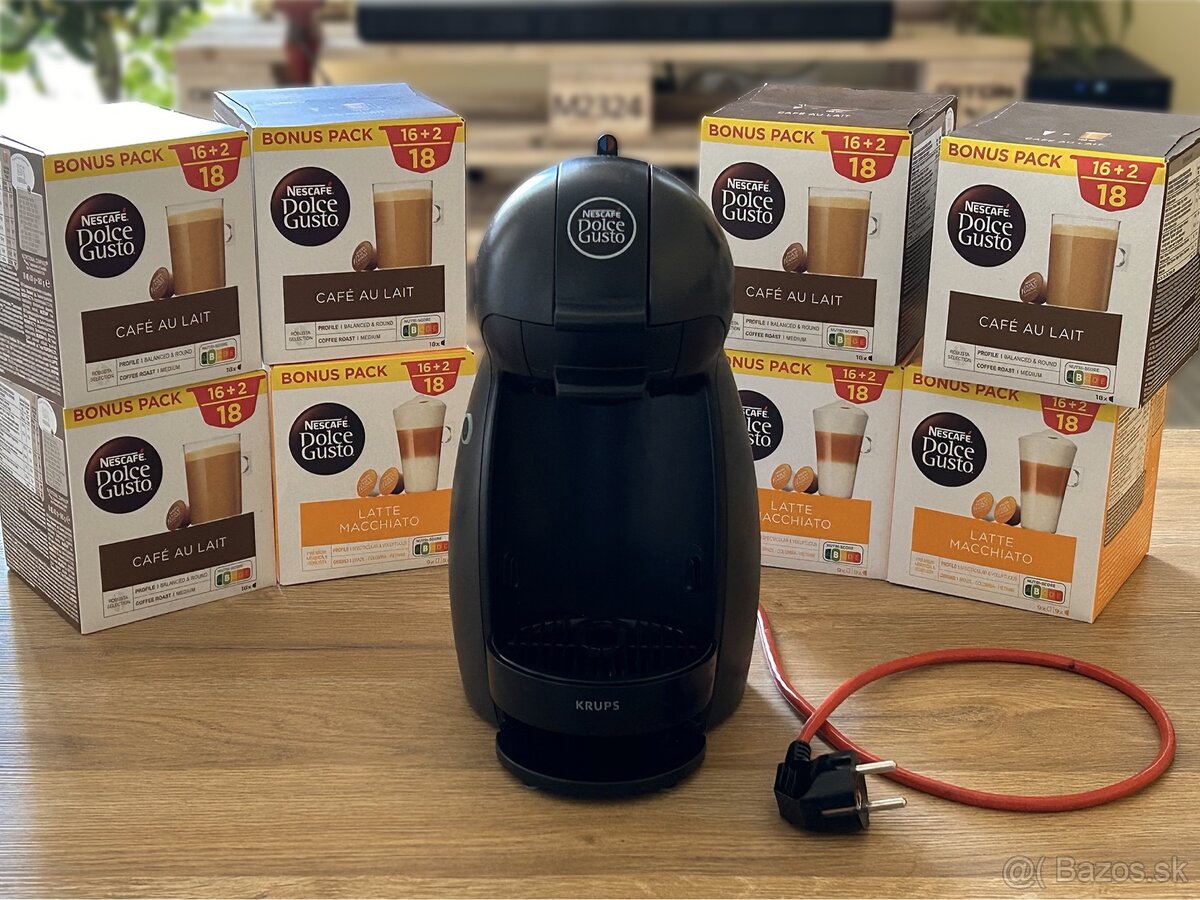 Kávovar Dolce Gusto Piccolo + 144 kapsúl