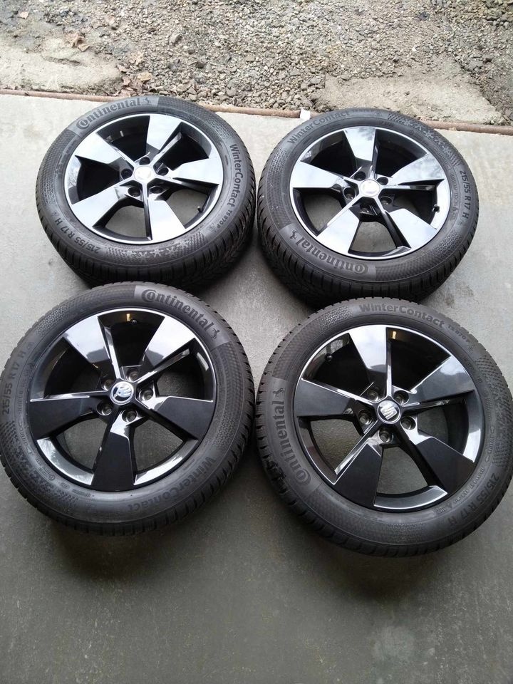 17" alu ŠKODA KAROQ,SEAT,VW ,AUDI Q2 + zimné pneu.