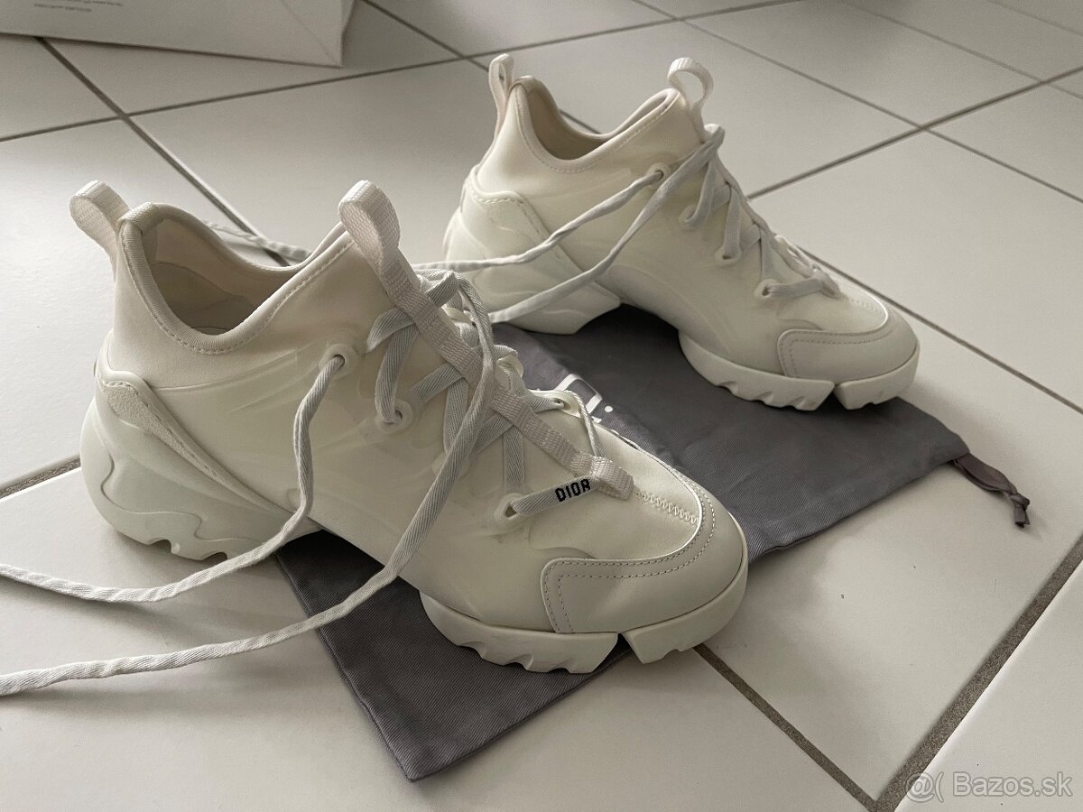 Dior Sneakers D-Connect white biele damske tenisky NC950,-