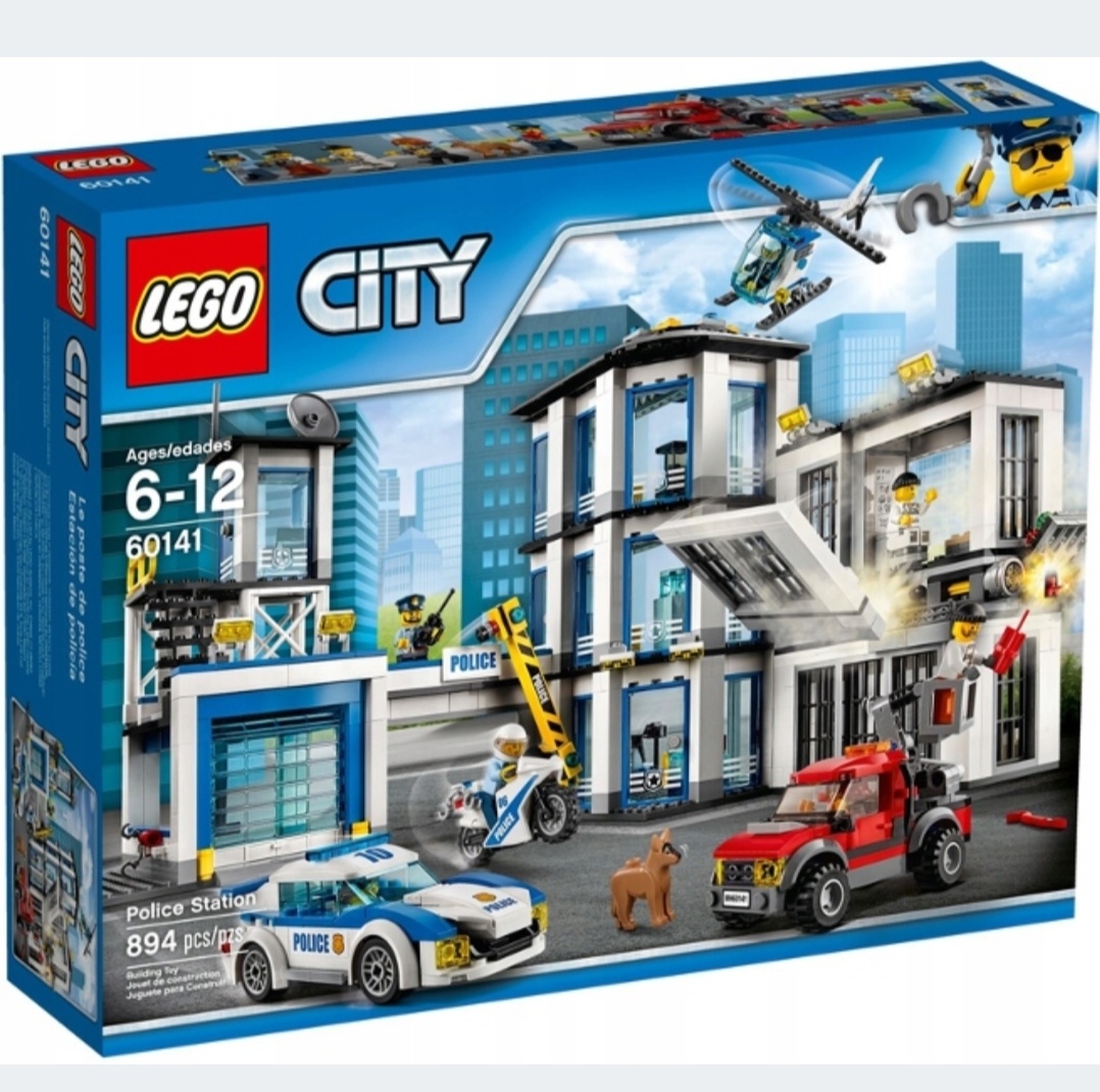 LEGO city 60141 policajna stanica + lietadlo 7723 gratis