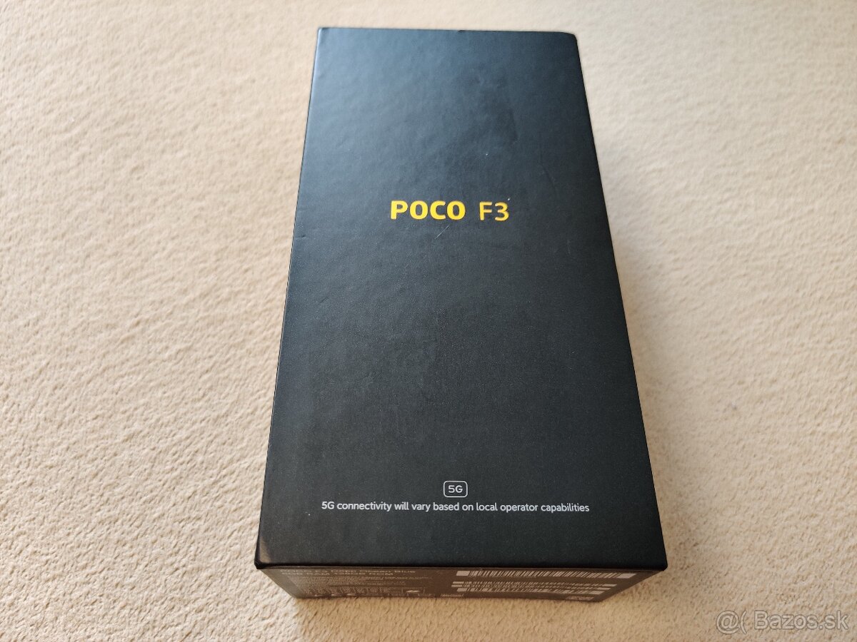 Xiaomi Poco F3 - 5G.  6gb+2gb/128gb.  Modrá metalíza.