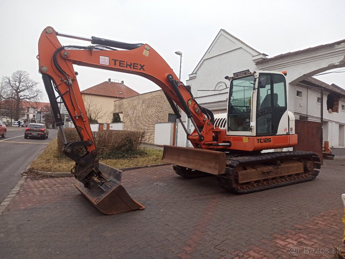 Pásový bagr Terex TC125 rv2011 CAT JCB Volvo Takeuchi