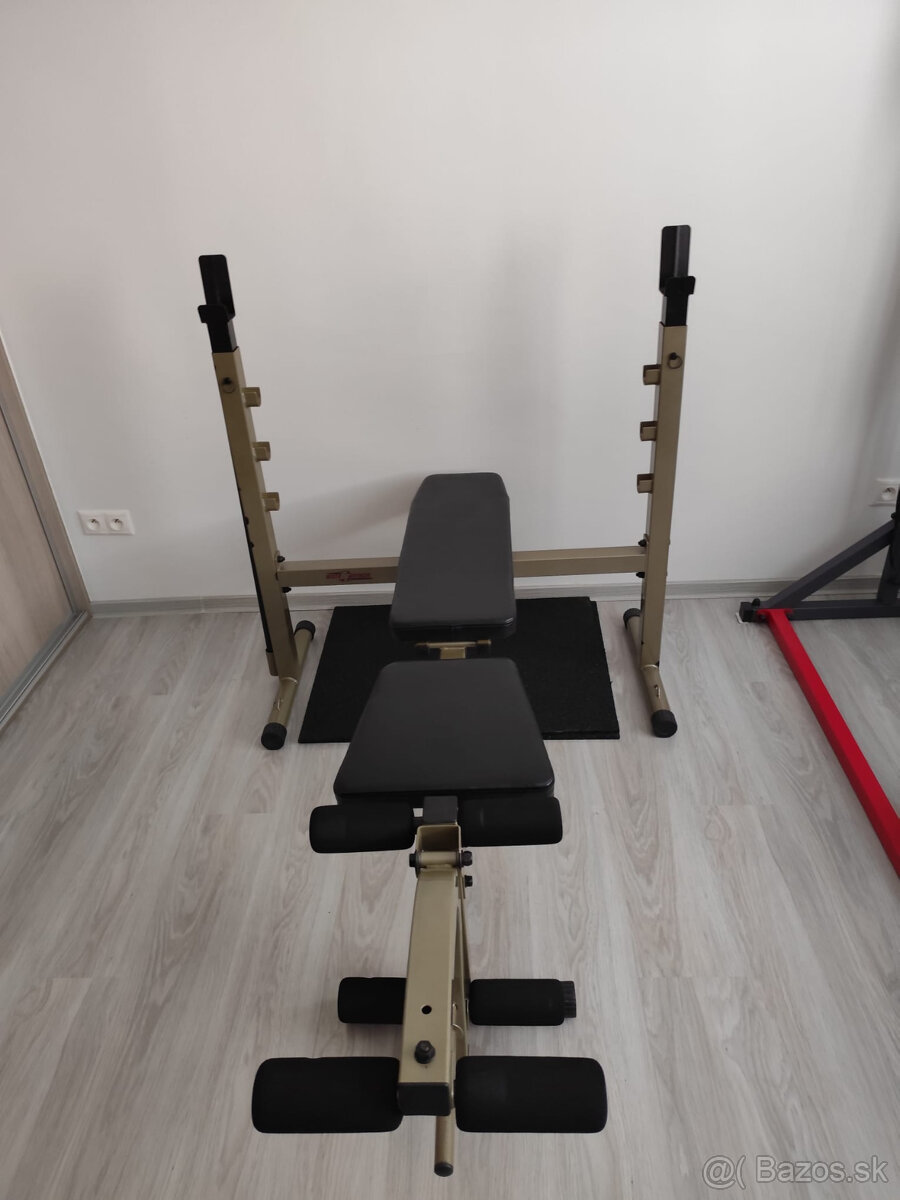 Bench press znacky BestFitness + hrazda K-Sport