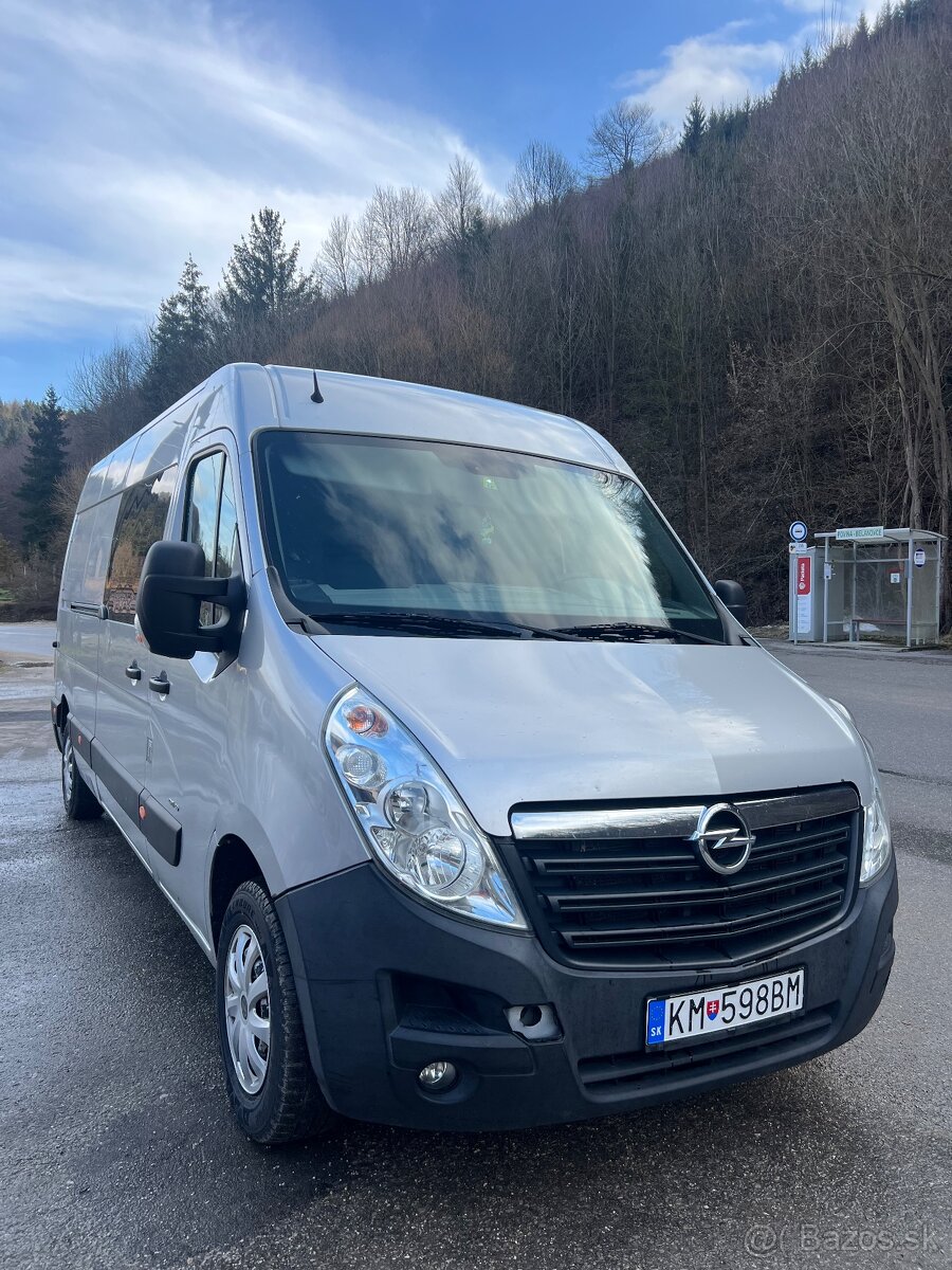 Opel Movano 2,3CDTI L4H2  110kw 150 PS 7 miestne Odpočet DPH