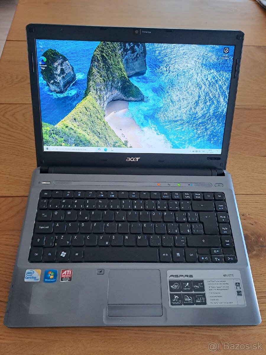 Acer Aspire 4810TG U7300/3GB/320GB/DVDRW/Win10