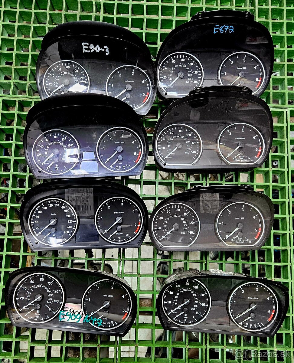 Budiky budik BMW E90 E91 E87 E83 x3 E65 F10