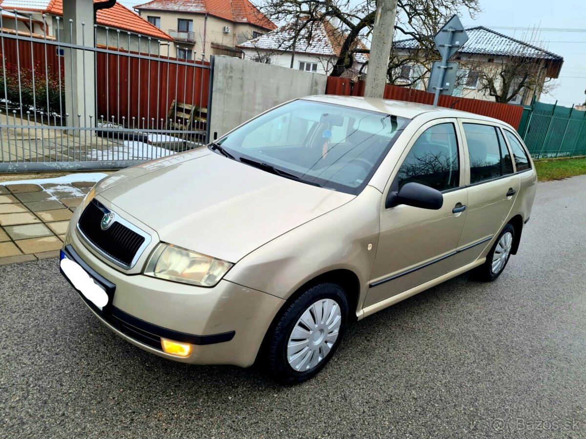 Škoda Fabia Combi 1,4 BENZIN ABS,VEĽMI PEKNÝ STAV