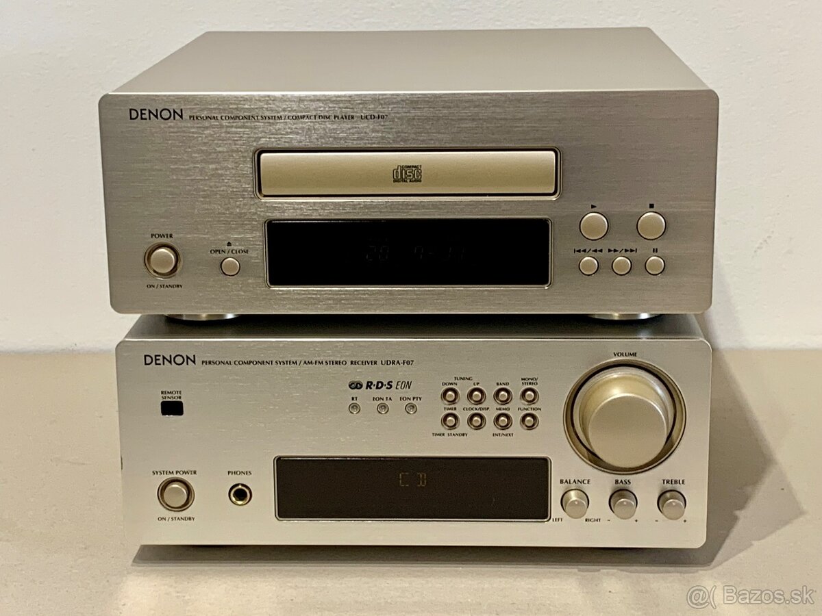 DENON UDRA-F07 … FM receiver + DENON UCD-F07 … CD prehravač