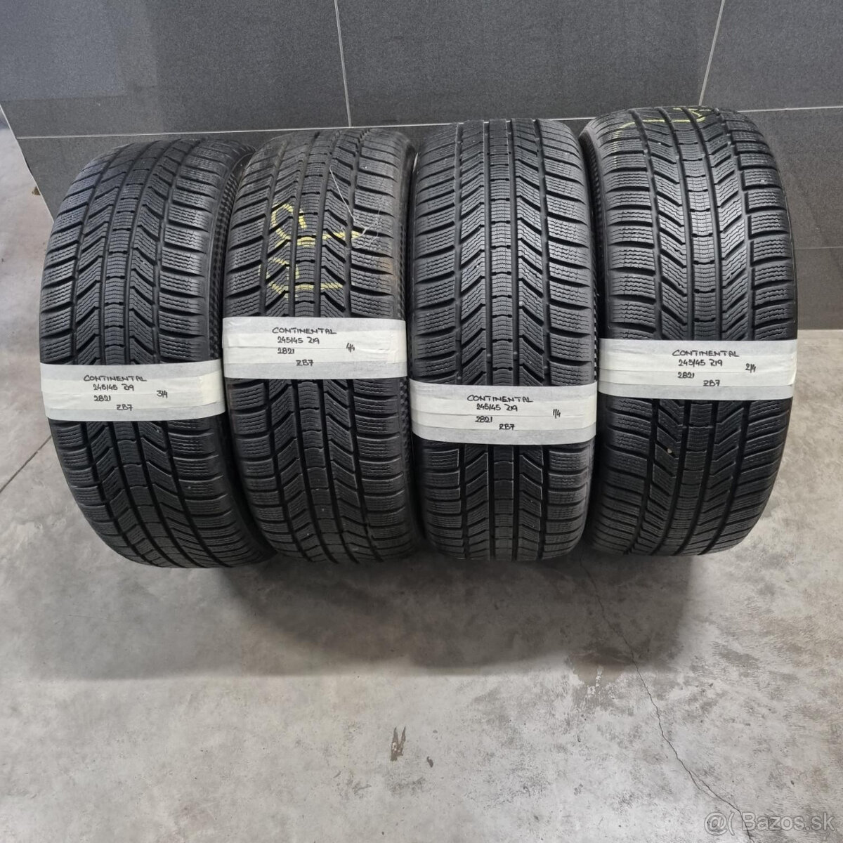 Zimné pneumatiky 245/45 R19 CONTINENTAL DOT2821