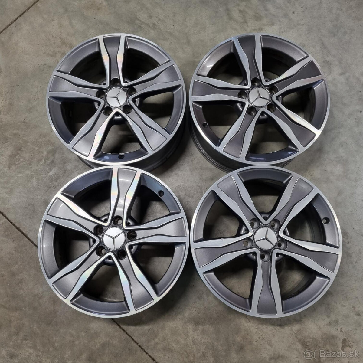 Originál Mercedes C disky 5x112 R17 ET48.5