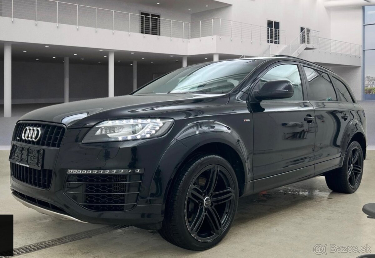 NA CESTĚ DO CZ: Audi Q7, 3.0TDI, 180kw, 2015, 7-míst, DPH