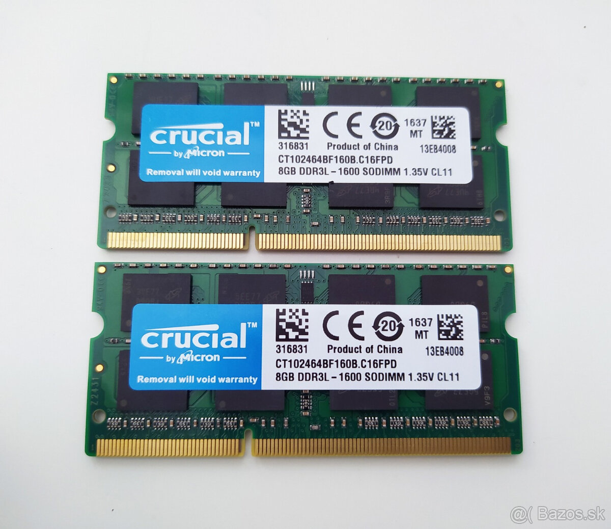 SODIMM DDR3L 16GB /2x 8GB/ 1600MHz Samsung, Sk hynix