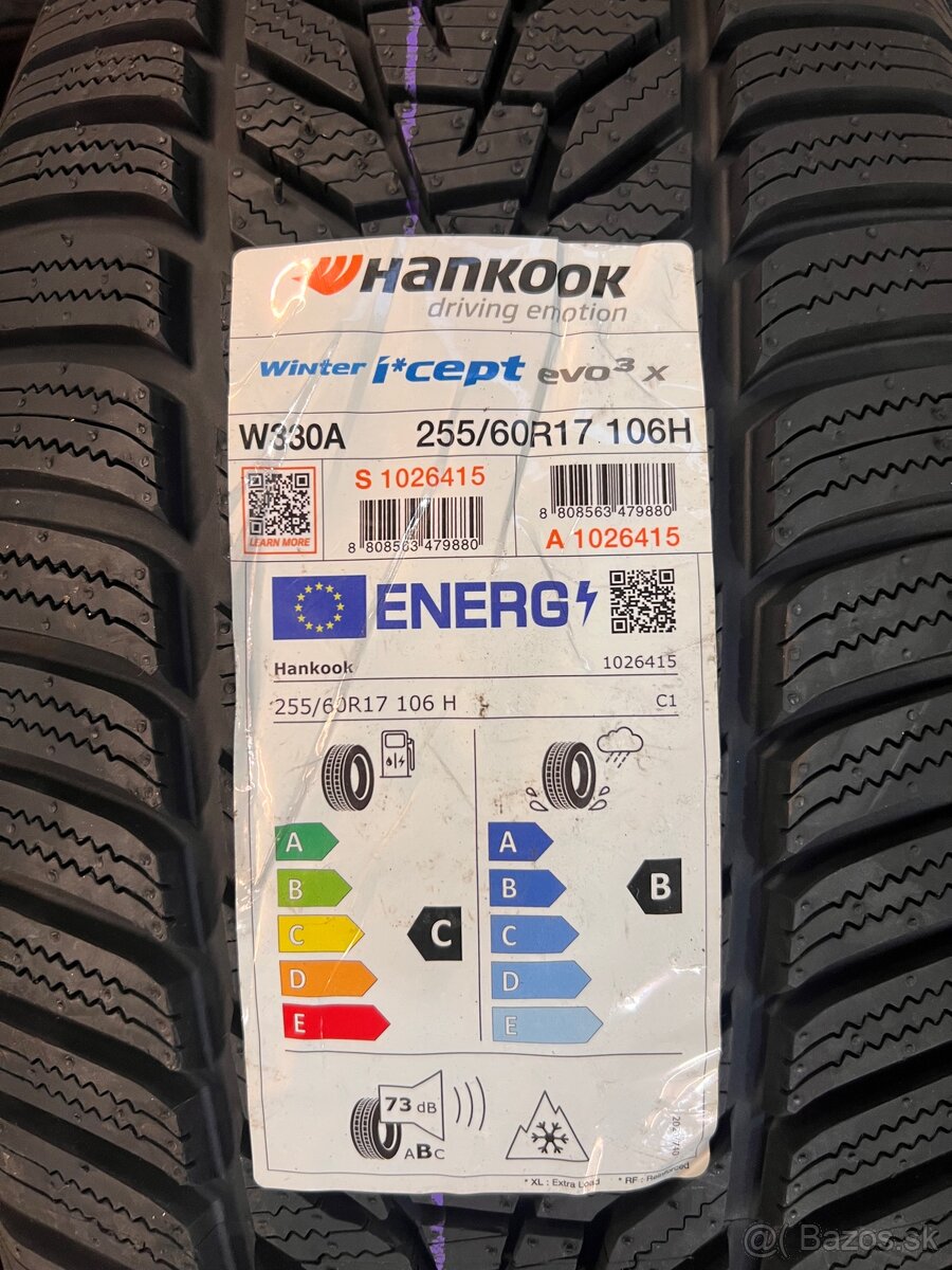 Predám Pneu Hankook 255/60R17