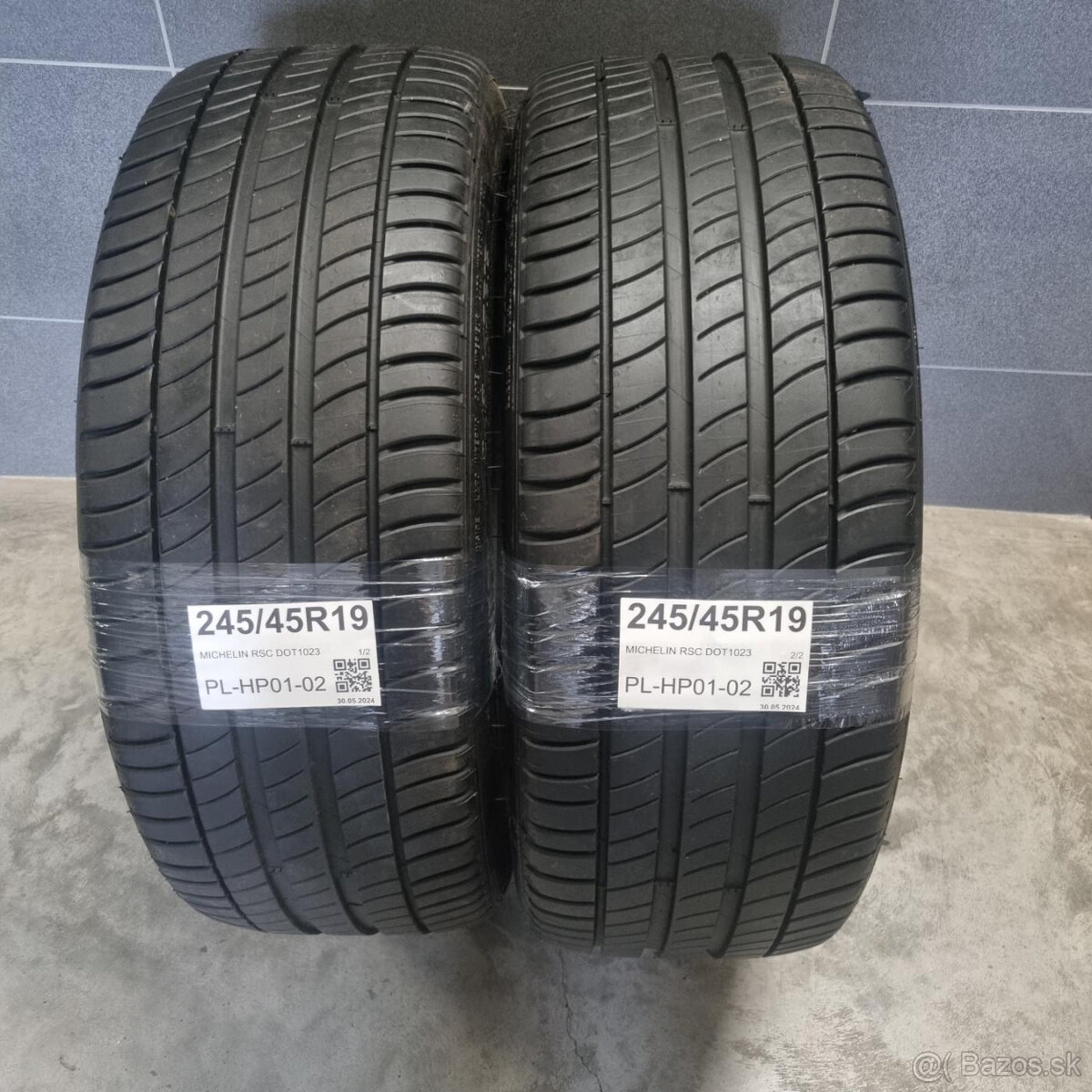 Letné pneumatiky 245/45 R19 MICHELIN DOT1023