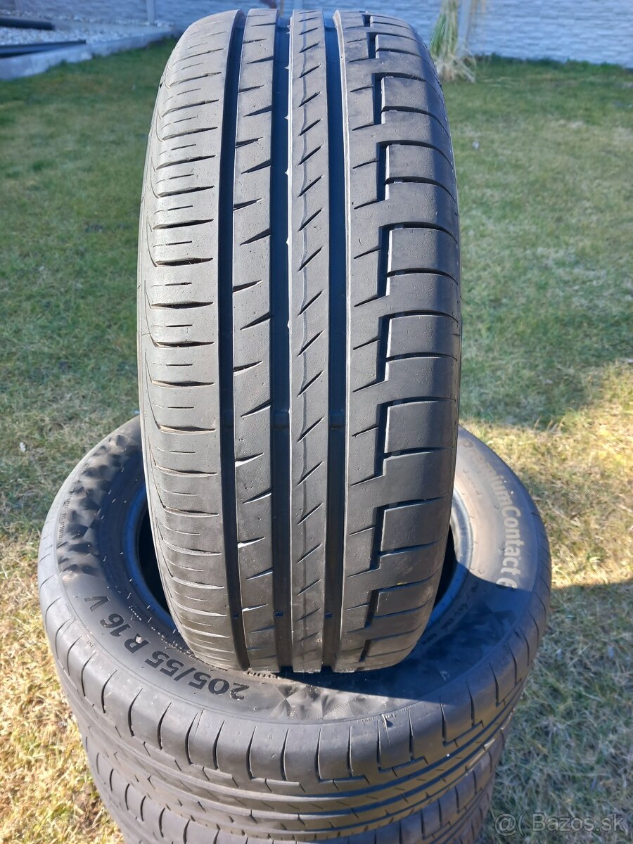 205/55 r16 letné pneumatiky continental