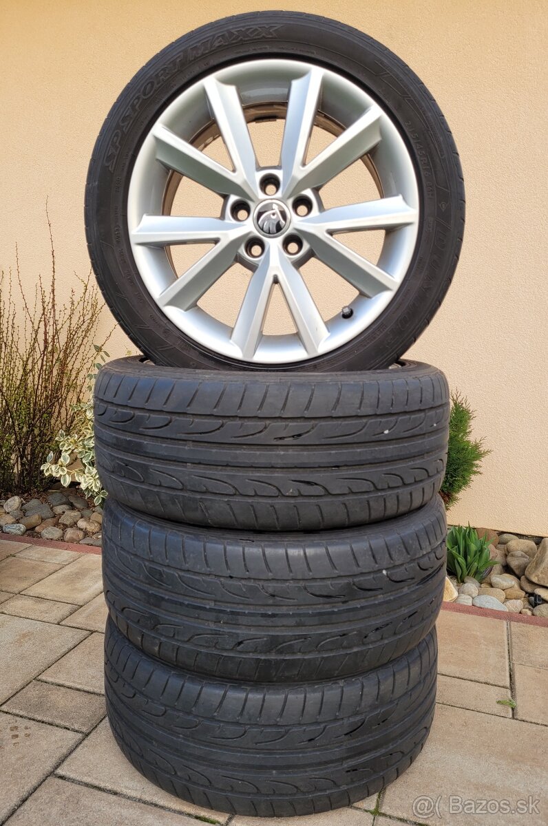 5x100 r16 Škoda + 215/45r16