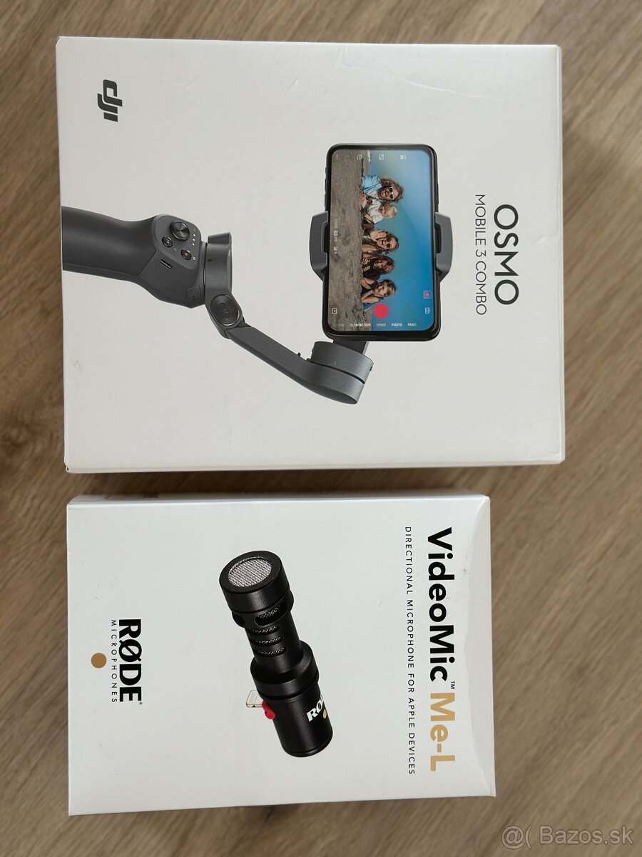 DJI Osmo Mobile 3 + Darček (Mikrofón RODE)