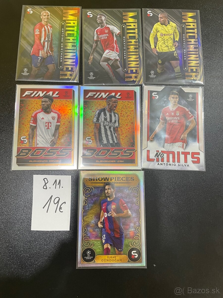 Futbalove karty Topps Superstars