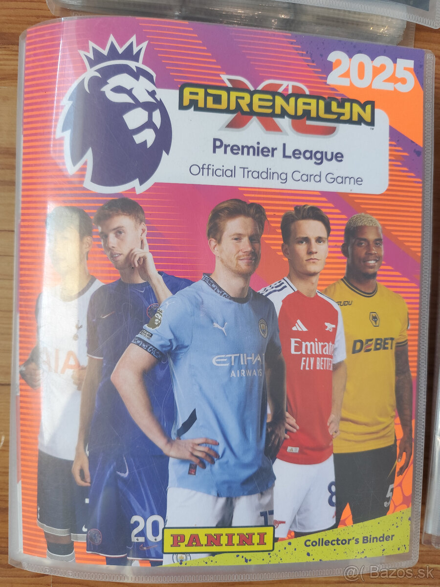 Futbalové kartičky Adrenalyn Premier League 2025.