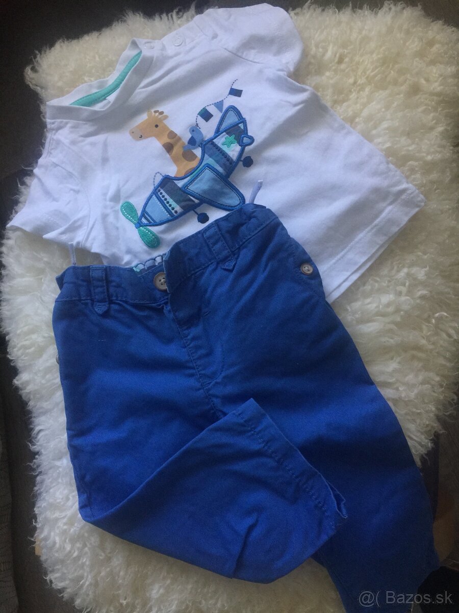 Chlapčenský set tričko a nohavice, veľkosť 74