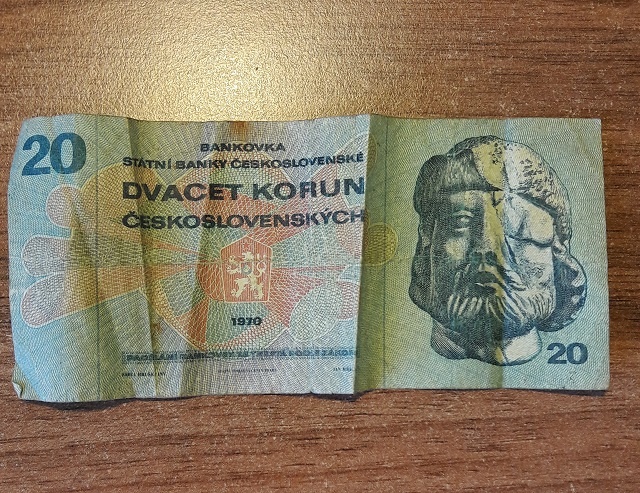 Bankovka 20 korún