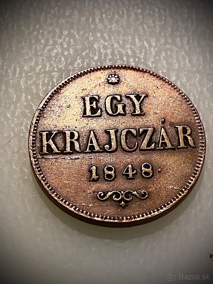 EGY Krajzár 1848