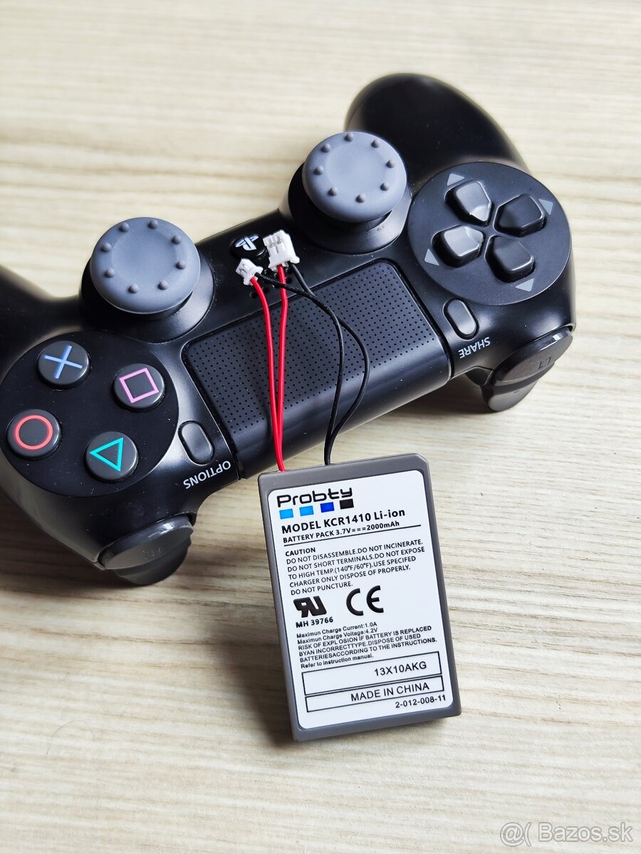 Veľká 2000 mAh batéria pre SONY Ovládač Dualshock 4 na PS4