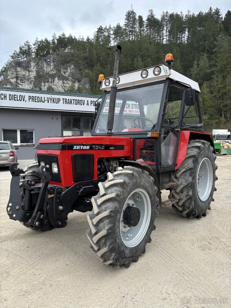 Zetor 7340 TURBO s čelnou hydraulikou a pvh