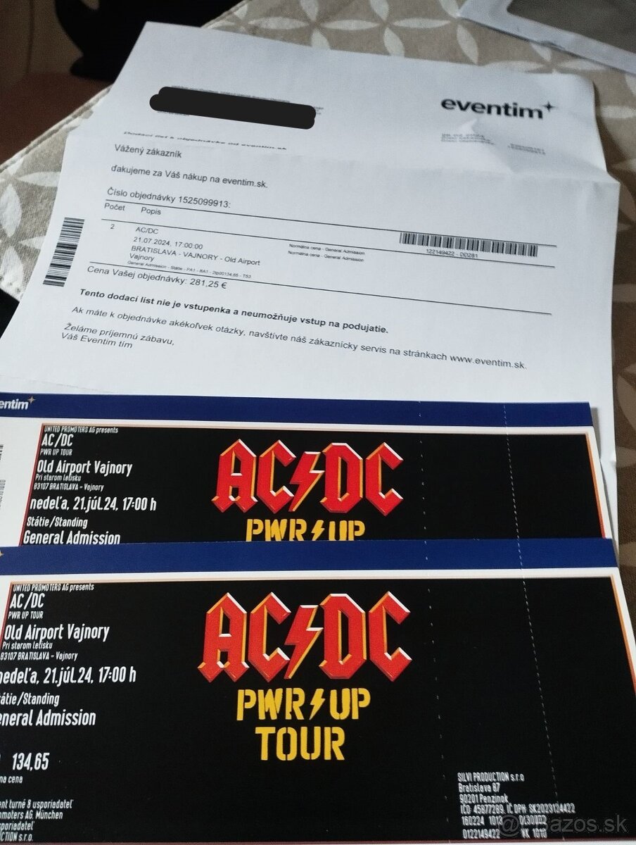 AC/DC - POWER UP TOUR 2024 Bratislava