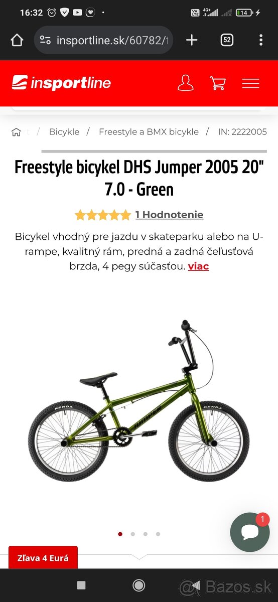 Jumper BMX 20 bycikel