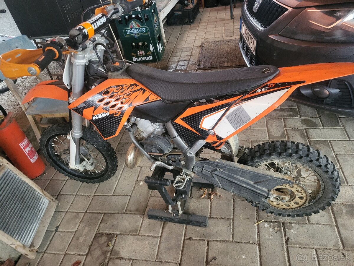 Ktm sx 65 povodní stav plaste povodne