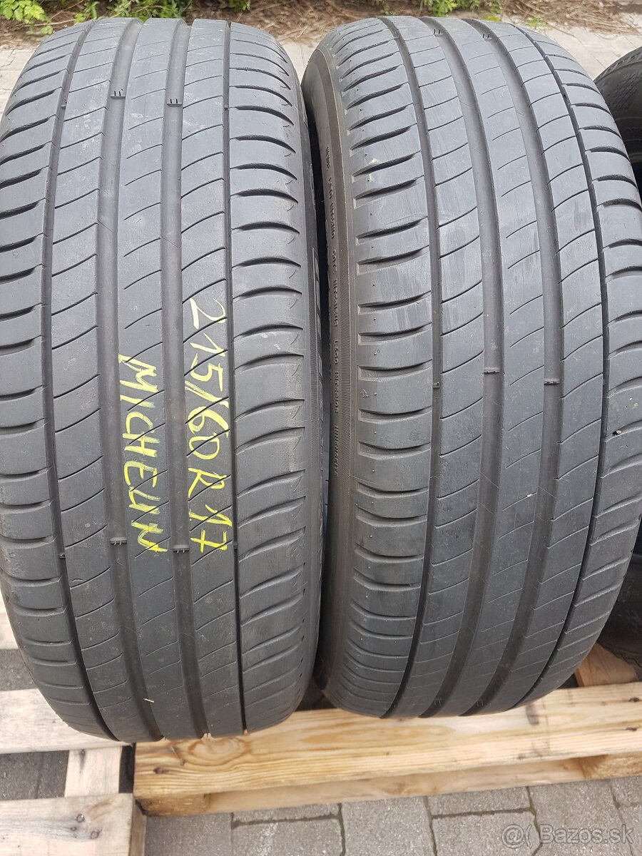 Letne 215/60R17 Michelin 2ks