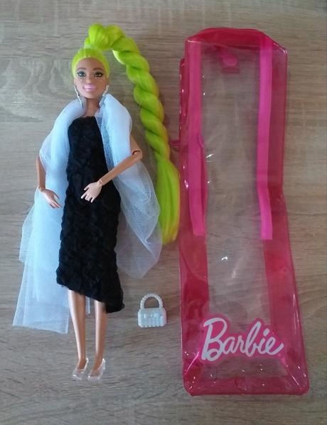 Nová bábika Barbie Extra originál Mattel zelené vlasy