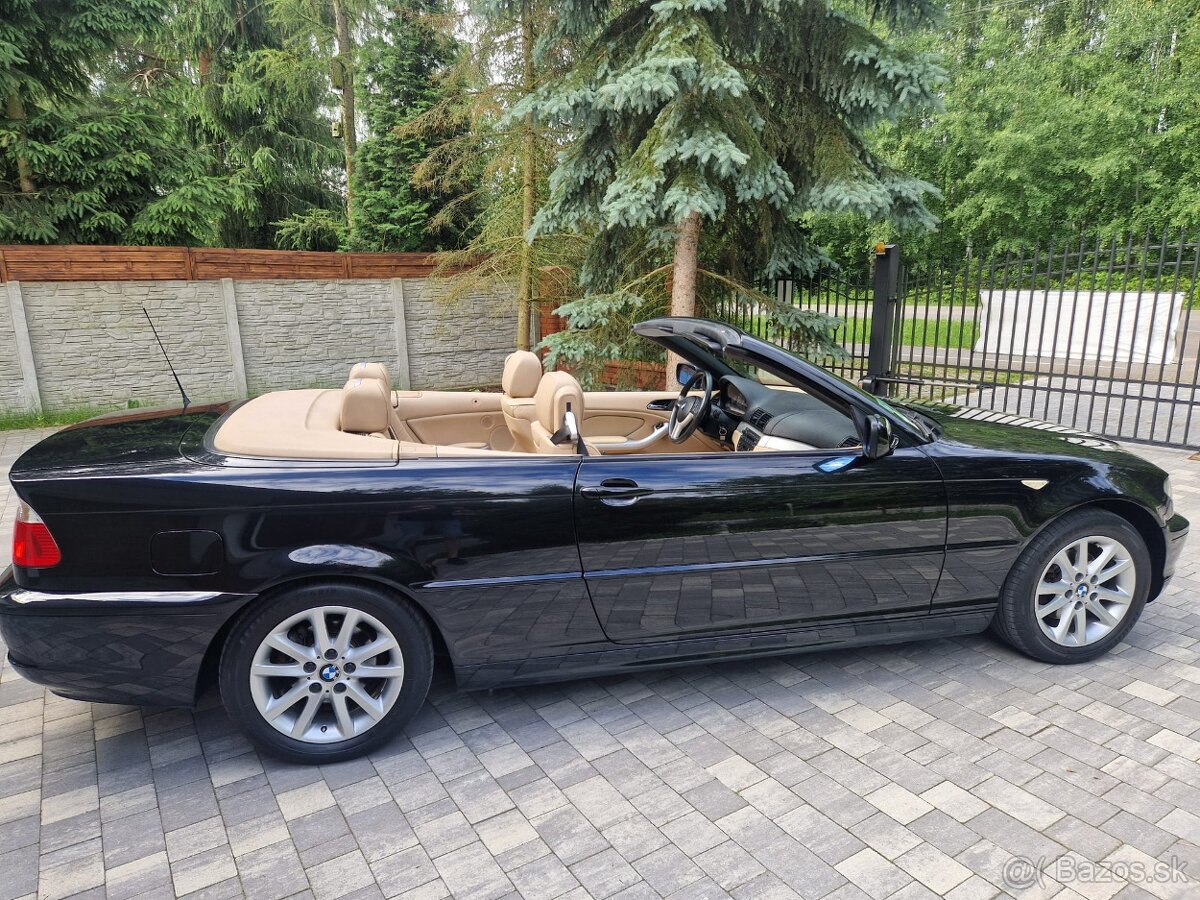 BMW cabrio e46  318 122 tic km TOP STAV