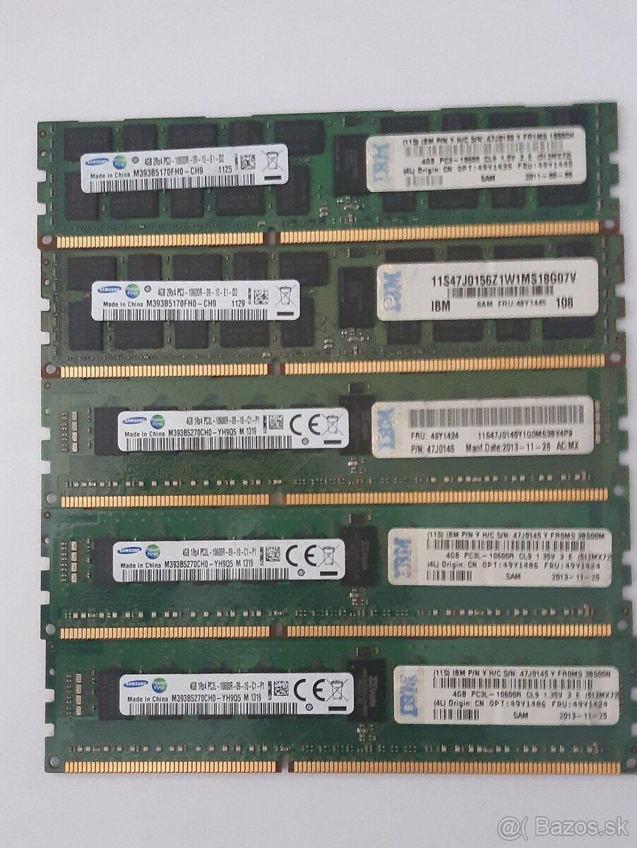 #05 - Pamäť RAM Samsung 4GB DDR3-1333 PC3-10600R